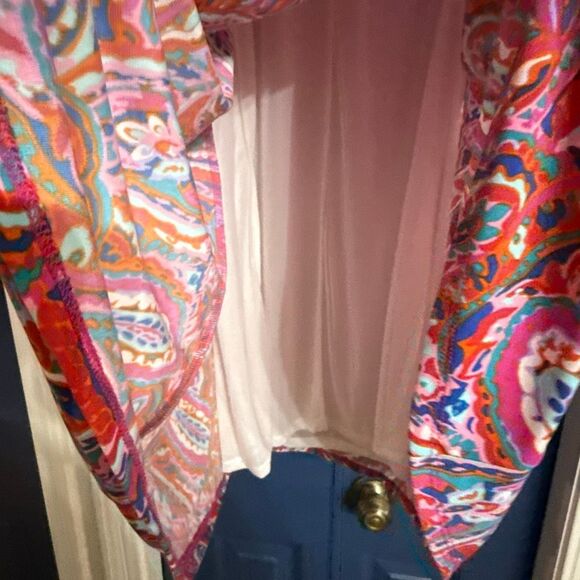 Anne Klein Paisley Print Sleeveless Slip Dress Size 6 NWT - Picture 7 of 8